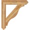 Ekena Millwork Funston Arts & Crafts Rough Sawn Bracket, Western Red Cedar, 6"W x 38"D x 42"H BKT06X38X42FST03RWR - alternate 2
